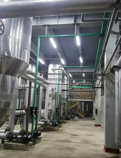 Sistema de evaporación y cristalización de sulfato de sodio